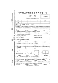 2024-2025学年人教版七年级数学上学期期末调研试卷