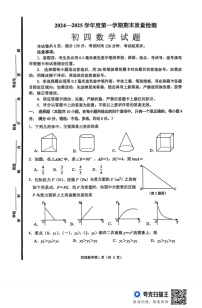山东省淄博市临淄区2024-2025学年九年级上学期1月期末数学试题