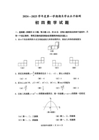 山东省淄博市张店区2024-2025学年九年级上学期1月期末数学试题