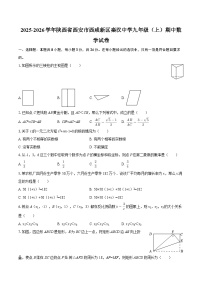 2025-2026学年陕西省西安市西咸新区秦汉中学九年级（上）期中数学试卷-自定义类型