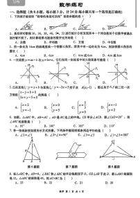 陕西省西安市雁塔区高新一中2025-2026学年上学期八年级第二次月考数学试题