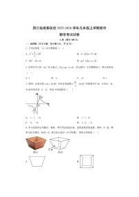 四川省成都名校2025-2026学年九年级上学期期中考试数学试卷（学生版）