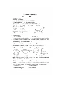 浙江省湖州市第四中学教育集团2025-2026学年九年级上学期数学周测试卷（13）（月考）