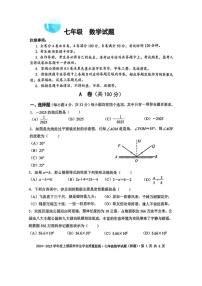 四川省成都市双流区2024-2025学年七年级上学期期末数学试题