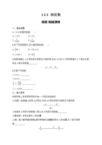 初中数学人教版（2024）七年级上册相反数综合训练题