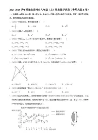 福建省漳州市八年级上学期期末教学质量检测数学试题（华东师大版B卷）-A4