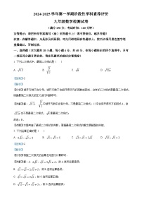 福建省漳州市东山县九年级上学期期中考试数学试卷（解析版）-A4