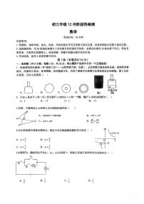广东省深圳市翠园中学2025-2026学年上学期12月月考九年级数学试卷