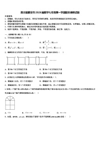 四川省雅安市2026届数学七年级第一学期期末调研试题含解析