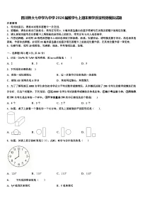 四川师大七中学九中学2026届数学七上期末教学质量检测模拟试题含解析