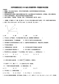 天津市西青区名校2026届七年级数学第一学期期末考试试题含解析