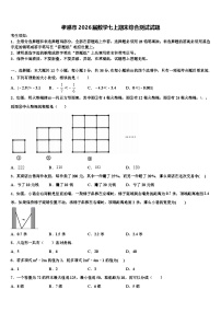 孝感市2026届数学七上期末综合测试试题含解析