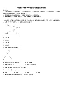 云南省祥云县2026届数学七上期末预测试题含解析