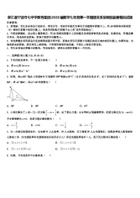 浙江省宁波市七中学教育集团2026届数学七年级第一学期期末质量跟踪监视模拟试题含解析
