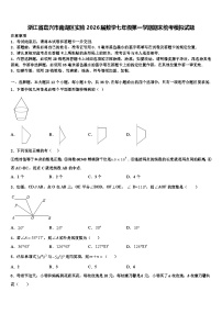 浙江省嘉兴市南湖区实验2026届数学七年级第一学期期末统考模拟试题含解析