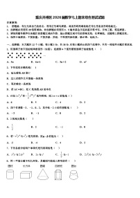 重庆开州区2026届数学七上期末综合测试试题含解析