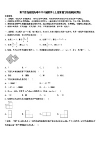 浙江省台州院附中2026届数学七上期末复习检测模拟试题含解析