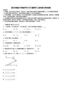 重庆市西南大学附属中学2026届数学七上期末复习检测试题含解析