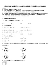 重庆市巴南区鱼洞南区学校2026届七年级数学第一学期期末学业水平测试试题含解析