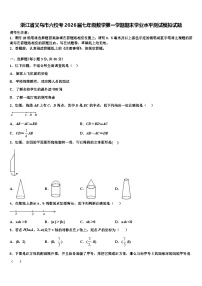 浙江省义乌市六校考2026届七年级数学第一学期期末学业水平测试模拟试题含解析