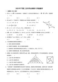湖南省衡阳市第九中学2025-2026学年八年级上学期12月月考数学试题