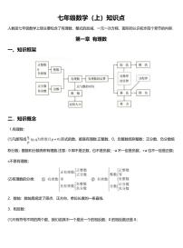 中考第一轮复习初中数学知识点总结