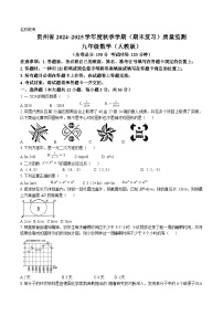 贵州省仁怀市部分校2025届九年级上学期12月联考数学试卷(含答案)
