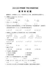 海南省东方市西大实验学校、第三实验学校等三校2024-2025学年八年级上学期期中联考数学试卷(含答案)