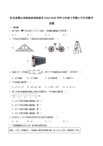 河北省唐山市滦南县两校联考2024-2025学年七年级下学期6月月考数学试卷(含解析)
