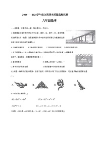 河南省信阳市罗山县2024-2025学年八年级上学期1月期末考试数学试卷(含答案)