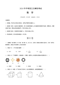 2024年中考数学（湖北武汉）第三次模拟考试（含答案）