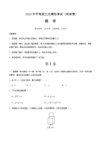 2024年中考数学（南京）第三次模拟考试（含答案）
