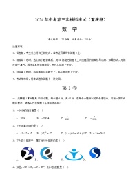 2024年中考数学（重庆）第三次模拟考试（含答案）