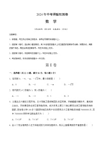 2024年中考数学（海南）押题预测卷一（含答案）