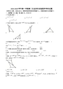 内蒙古鄂尔多斯市第一中学伊金霍洛校区2024-2025学年八年级上学期12月月考数学试卷(含答案)