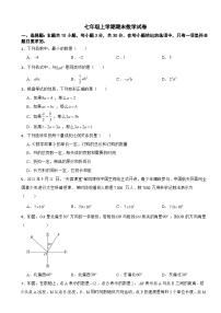 广东省汕头市潮阳区2025年七年级上学期期末数学试卷附答案