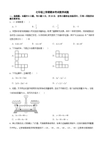 广东省深圳市宝安区2025年七年级上学期期末考试数学试题附答案