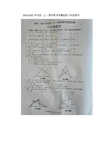 【八上HK数学】安徽省合肥市肥西县2024-2025学年八年级上学期1月期末数学试题