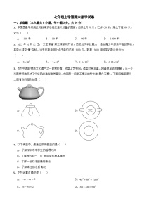 广东省深圳市罗湖区2025年七年级上学期期末数学试卷附答案