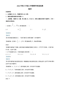 福建省泉州市八年级上学期期末考试数学试卷（解析版）-A4