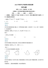 福建省泉州市永春县2024—2025学年上学期七年级期末质量监测数学试题（解析版）-A4