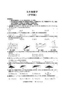 安徽省淮北市部分学校2025-2026学年上学期12月月考九年级数学试卷(图片版,含答案)