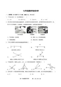 山西省太原师范学院附属中学2025-2026学年七年级上学期12月月考数学试题（无答案）