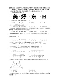 浙教版2025—2026学年八年级上册数学期末考试强化提分训练（浙教版2024）