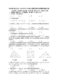 华东师大版2025—2026学年八年级上册数学期末考试模拟卷拔尖卷