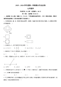 辽宁省铁岭市西丰县2025-2026学年七年级（上）期末数学试卷（含详解）
