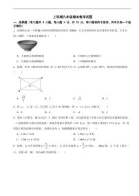 广东省深圳市2025年上学期九年级期末数学试题七套及答案