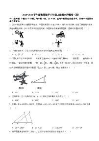 2025-2026学年浙教版数学八年级上册期末押题卷（四）