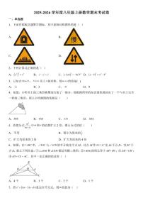 宁夏固原市弘文中学2025-2026学年上册八年级数学期末考试卷（含答案）