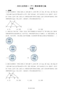 2025北京初一（下）期末数学汇编：平移